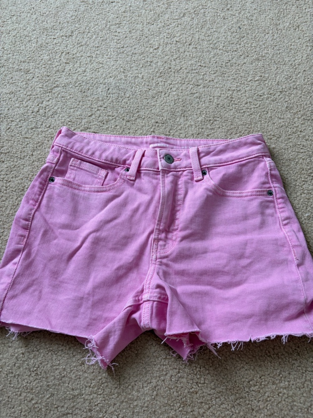 Old Navy Pink Denim Cutoff Shorts